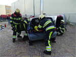 Oefening Brand Wegvervoer Auto Vaart Buitenpost